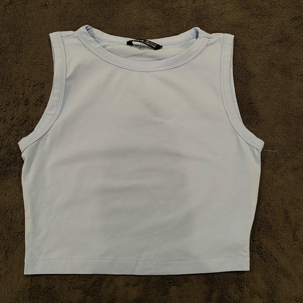Blue tank top